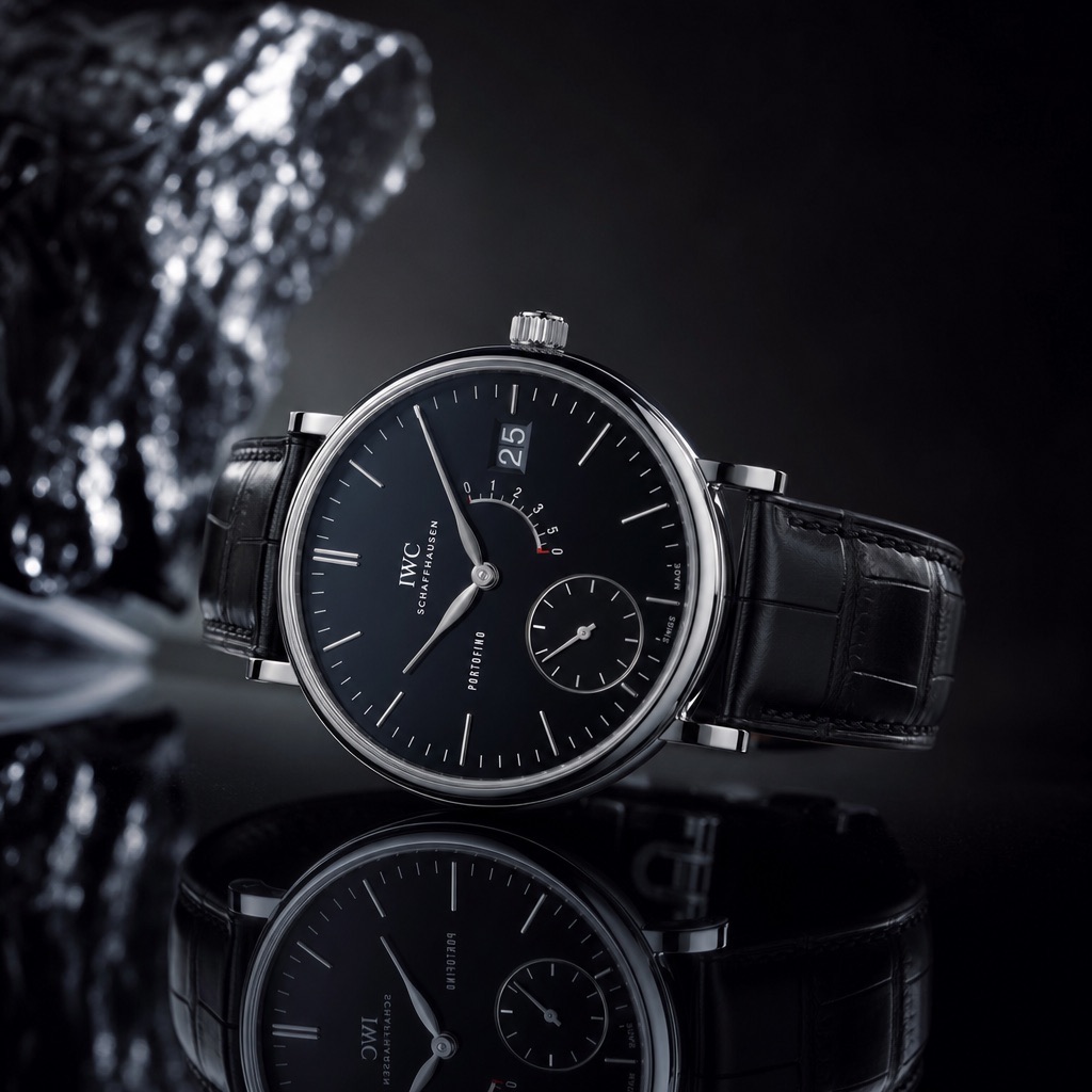 Spot publicitaire d'une montre de luxe en studio